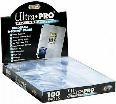 Ultra Pro Card Sleeves 9-Pocket Page Platinum 11 Holes 83423