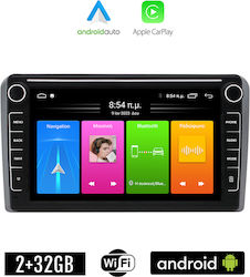 Kirosiwa Ηχοσύστημα Αυτοκινήτου για Audi A3 2003-2012 (Bluetooth/USB/WiFi/GPS/Apple-Carplay/Android-Auto) με Οθόνη Αφής 8"