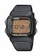 Casio Collection Ψηφιακό Ανδρικό Ρολόι Μπαταρίας με Μαύρο Καουτσούκ Λουράκι