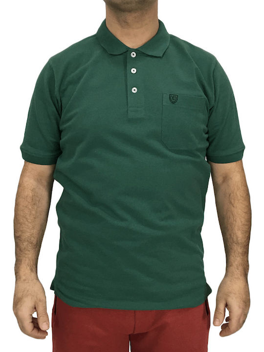 Pre End Men's Short Sleeve Blouse Polo Green