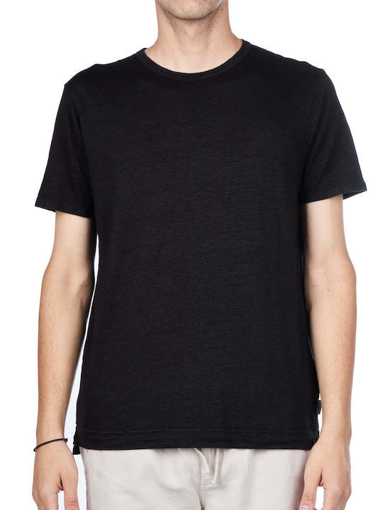 Crossley T-shirt Bărbătesc cu Mânecă Scurtă Negru