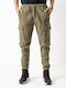 Hose Cargo Elastisch Khaki