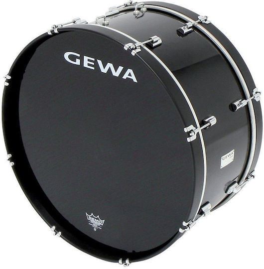 Gewa Κρουστό Παρέλασης Bass Drum 10"" σε Χρώμα Μαύρο