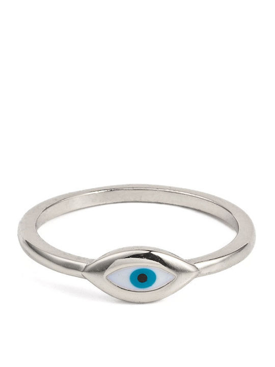 George Art Jewels Γυναικείο Δαχτυλίδι από Ασήμι Επιχρυσωμένο