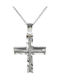 Papadopoulos Gold Women's White Gold Cross 14K