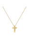 Katsigiannis Gold Kreuz 14K mit Kette