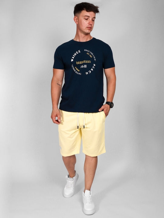 Sportliche Herrenshorts Gelb
