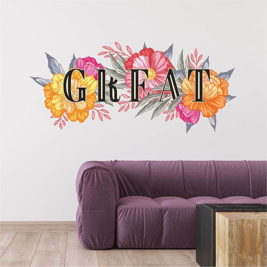 Dekorativer Aufkleber Wand 1Stück 100x45cm Caravelshop