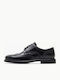 Δερμάτινα Γυναικεία Oxfords σε Μαύρο Χρώμα