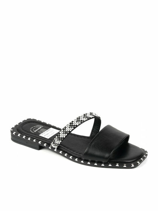 Дамски Slip-On Кожени Черни