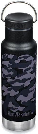 Klean Kanteen Insulated Classic Narrow Stainless Steel Thermos Bottle BPA Free 355ml Black