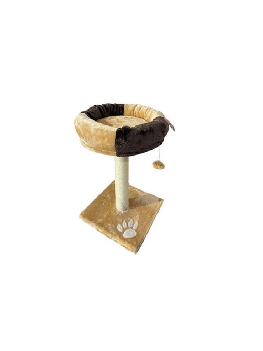 Pet Interest Wheel Cat Tree Ονυχοδρόμιο Γατόδεντρο Γκρι 2 επιπέδων 35x35x51εκ.