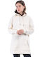 Lang Damen Sweatshirt Beige