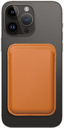 Forcell MagSafe Card Case in Orange color