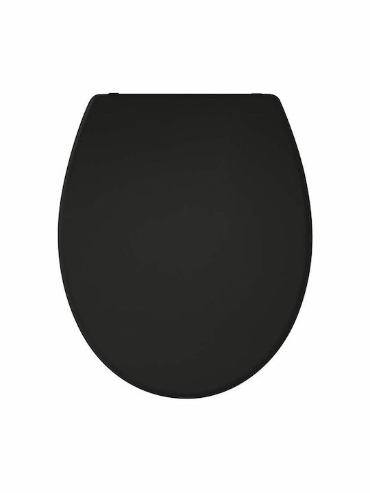 Gelco Plastic Toilet Seat Black 46cm