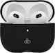 dbramante1928 Case Silicone in Black color for Apple AirPods 1 / AirPods 2