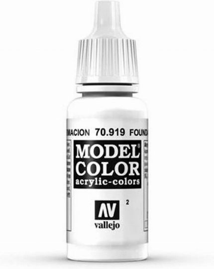 Acrylicos Vallejo Χρώμα Μοντελισμού σε Λευκό χρώμα 17ml