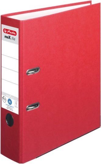 Herlitz Κλασέρ 8/32 για Χαρτί A4 με 2 Κρίκους Κόκκινο 1τμχ
