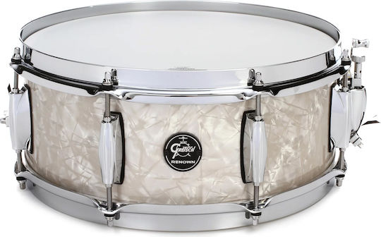 Gretsch Tambur Lemn Renown Maple 14" x 5.5" Alb