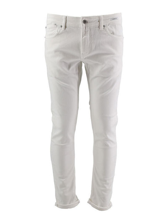 Uniform Jeans Παντελόνι Τζιν Slim Fit Λευκό