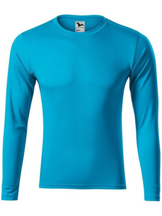 Malfini Men's Long Sleeve Promotional Blouse Blue