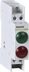 Noark Ex9PD2gr Διπλή Ενδεικτική Λυχνία Πίνακα