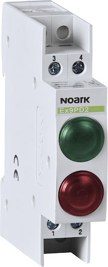 Noark Ex9PD2gr Двойна Индикаторна Лампа на Панел