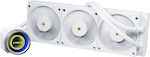 Lian Li Galahad II Trinity Performance CPU Water Cooling Triple Fan 120mm for Socket AM4/AM5/1700/1200/115x White