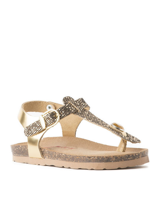 BioNatura Kinder Sandalen Gold