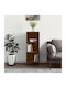 Библиотека Кафяв Дъб 34.5x32.5x90см