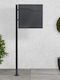 ML-Design Външна пощенска кутия Inox в Сив цвят 37x37x11см