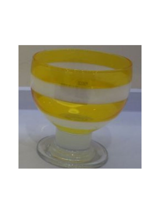 Cerve Glass made of Glass in Yellow Color 1pcs