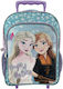 Diakakis Frozen School Bag Trolley Elementary, Elementary in Light Blue color