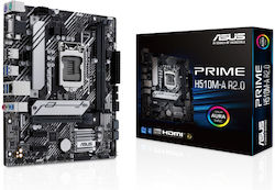 Asus PRIME H510M-A R2.0 Motherboard Micro ATX με Intel 1200 Socket