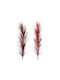 Kaemingk Decorative Feather Red 120cm 1pcs