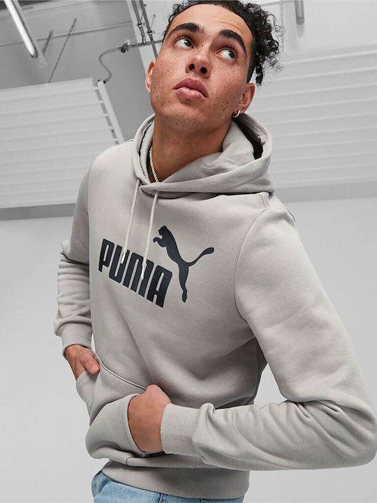 PUMA Big Logo Суитшърти с Качулка Сив