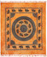 Silk Fashion Beach Towel Cotton Orange 240x220cm.