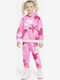 Kids Sweatpants Set Pink 2pcs