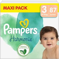 Pampers Harmonie No. 3 για 6-10kg 87τμχ