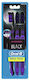 Oral-B Black Manual Toothbrush Medium Black 3 Pieces