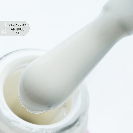 Alezori Semipermanent Lac de Unghii 144 Alb murdar 15ml 1buc