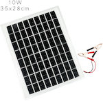 103555 Policristalină Panouri Solare 10W 12V 250x280x15mm