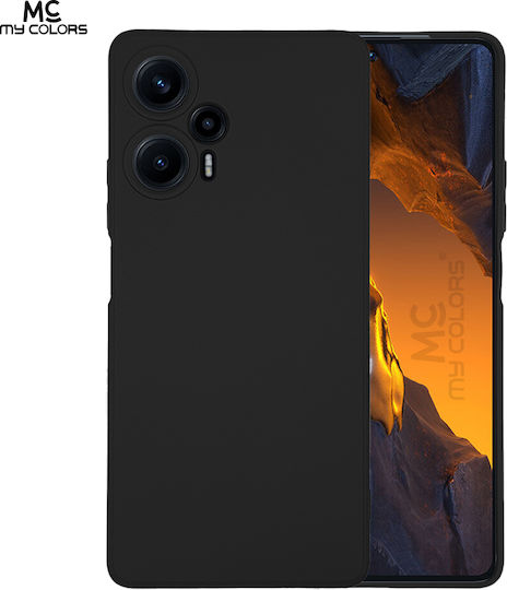 Sonique Back Cover Σιλικόνης Μαύρο (Poco F5 / Redmi Note 12 Turbo)