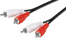 Inne KPO-2610-5 2x RCA male - 2x RCA male 5m