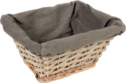TnS Korb Brotkorb aus Bambus Gray 22x16x11cm TnS Korb Brotkorb aus Bambus Gray 22x16x11cm