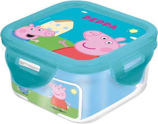 Stor Peppa Pig Recipient pentru copii din plastic Peppa Pig 0.29lt Albastru deschis x x 6buc