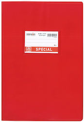 Typotrust Notebook Ruled B5 50 Sheets Red 1pcs