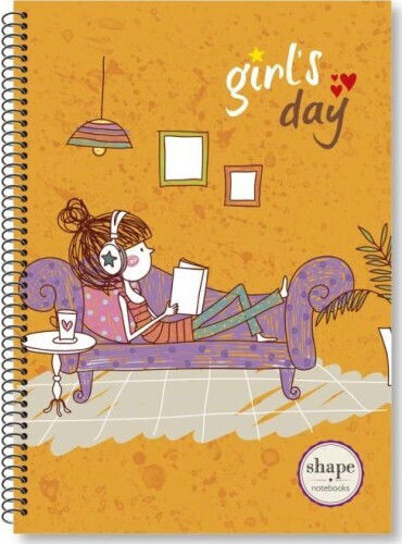 Shape Notebooks Σπιράλ Τετράδιο Ριγέ Β5 90 Φύλλων 3 Θεμάτων (Διάφορα Σχέδια)