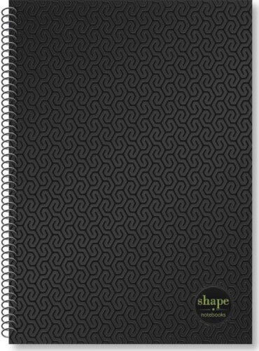 Shape Notebooks Σπιράλ Τετράδιο Ριγέ Α4 120 Φύλλων 4 Θεμάτων (Διάφορα Σχέδια)