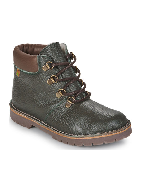 Kids Boots with Zipper Khaki